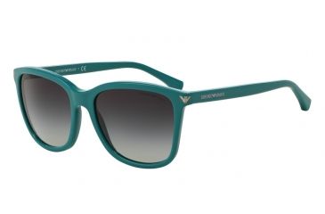 Image of Armani EA4060 Progressive Prescription Sunglasses EA4060-54578G-56 - Lens Diameter 56 mm, Frame Color Aquamarine