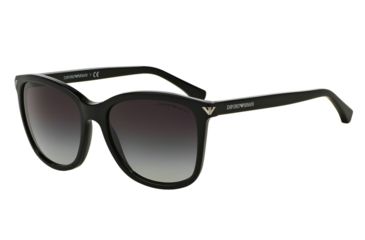 Image of Armani EA4060F Single Vision Prescription Sunglasses EA4060F-50178G-56 - Lens Diameter 56 mm, Frame Color Black