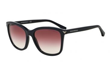 Image of Armani EA4060F Single Vision Prescription Sunglasses EA4060F-54558H-56 - Lens Diameter 56 mm, Frame Color Bluette
