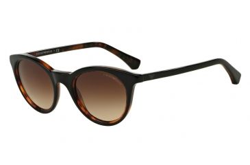Image of Armani EA4061 Single Vision Prescription Sunglasses EA4061-504913-49 - Lens Diameter 49 mm, Frame Color Black On Havana