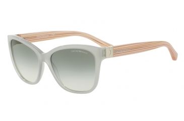 Image of Armani EA4068F Progressive Prescription Sunglasses EA4068F-55198E-57 - Lens Diameter 57 mm, Frame Color Opal Grey Green
