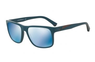Image of Armani EA4071F Bifocal Prescription Sunglasses EA4071F-550855-56 - Lens Diameter 56 mm, Frame Color Matte Petroleum