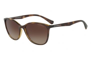 Image of Armani EA4073 Progressive Prescription Sunglasses EA4073-502613-56 - Lens Diameter 56 mm, Frame Color Havana