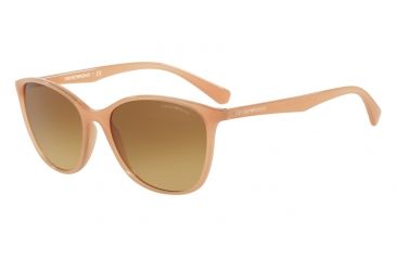 Image of Armani EA4073 Progressive Prescription Sunglasses EA4073-55062L-56 - Lens Diameter 56 mm, Frame Color Opal Honey