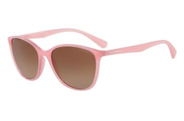 Image of Armani EA4073 Progressive Prescription Sunglasses EA4073-550713-56 - Lens Diameter 56 mm, Frame Color Opal Coral
