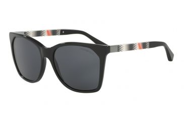 Image of Armani EA4075 Progressive Prescription Sunglasses EA4075-501787-57 - Lens Diameter 57 mm, Frame Color Black