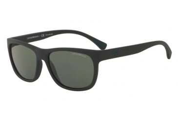 Image of Armani EA4081F Bifocal Prescription Sunglasses EA4081F-50429A-59 - Lens Diameter 59 mm, Frame Color Matte Black