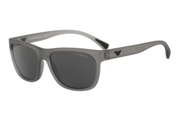 Image of Armani EA4081F Bifocal Prescription Sunglasses EA4081F-553287-59 - Lens Diameter 59 mm, Frame Color Matte Transparent Grey
