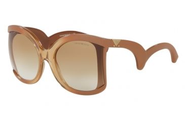 Image of Armani EA4083 Progressive Prescription Sunglasses EA4083-554513-59 - Lens Diameter 59 mm, Frame Color Biscuit Gradient