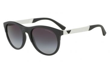 Image of Armani EA4084 Progressive Prescription Sunglasses EA4084-50428G-56 - Lens Diameter 56 mm, Frame Color Matte Balck