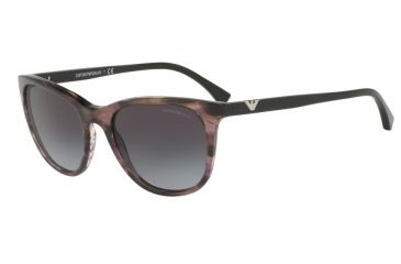 Image of Armani EA4086 Progressive Prescription Sunglasses EA4086-55528G-54 - Lens Diameter 54 mm, Frame Color Acquerello Violet