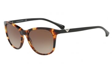 Image of Armani EA4086 Progressive Prescription Sunglasses EA4086-567713-54 - Lens Diameter 54 mm, Frame Color Blonde Havana