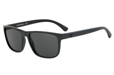 Image of Armani EA4087F Bifocal Prescription Sunglasses, 59mm, Black, EA4087F-501787-59-BI