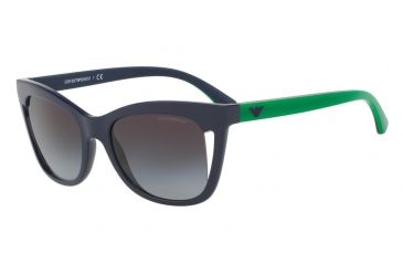 Image of Armani EA4088 Bifocal Prescription Sunglasses EA4088-51458G-52 - Lens Diameter 52 mm, Frame Color Blue