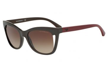 Image of Armani EA4088 Bifocal Prescription Sunglasses EA4088-556113-52 - Lens Diameter 52 mm, Frame Color Brown