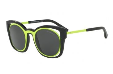Image of Armani EA4091 Bifocal Prescription Sunglasses EA4091-501787-50 - Lens Diameter 50 mm, Frame Color Black