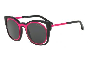 Image of Armani EA4091 Bifocal Prescription Sunglasses EA4091-558987-50 - Lens Diameter 50 mm, Frame Color Black