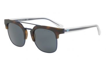 Image of Armani EA4093 Single Vision Prescription Sunglasses EA4093-508987-52 - Lens Diameter 52 mm, Frame Color Matte Havana