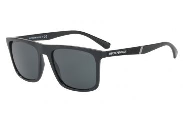 Image of Armani EA4097 Progressive Prescription Sunglasses EA4097-501787-56 - Lens Diameter 56 mm, Frame Color Black