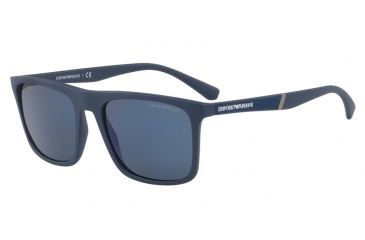 Image of Armani EA4097 Progressive Prescription Sunglasses EA4097-557596-56 - Lens Diameter 56 mm, Frame Color Matte Blue
