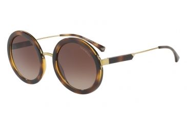 Image of Armani EA4106 Bifocal Prescription Sunglasses EA4106-502613-51 - Lens Diameter 51 mm, Frame Color Dark Havana