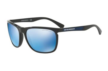 Image of Armani EA4107 Bifocal Prescription Sunglasses, 59mm, Black, EA4107-501755-59-BI