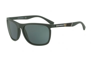Image of Armani EA4107 Bifocal Prescription Sunglasses EA4107-557471-59 - Lens Diameter 59 mm, Frame Color Matte Military Green