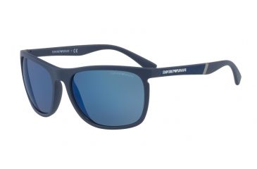 Image of Armani EA4107 Bifocal Prescription Sunglasses EA4107-557596-59 - Lens Diameter 59 mm, Frame Color Matte Blue
