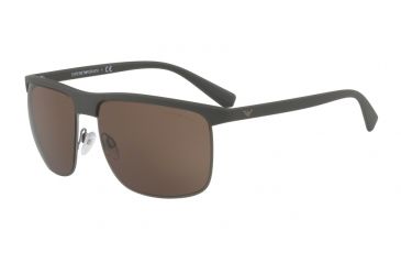 Image of Armani EA4108 Single Vision Prescription Sunglasses EA4108-564073-60 - Lens Diameter 60 mm, Frame Color Matte Mud