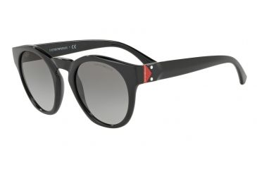 Image of Armani EA4113 Progressive Prescription Sunglasses EA4113-501711-51 - Lens Diameter 51 mm, Frame Color Black