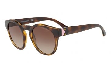 Image of Armani EA4113 Progressive Prescription Sunglasses EA4113-502613-51 - Lens Diameter 51 mm, Frame Color Dark Havana