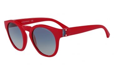 Image of Armani EA4113 Progressive Prescription Sunglasses EA4113-56624L-51 - Lens Diameter 51 mm, Frame Color Red