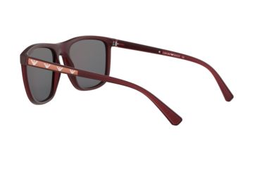 Image of Armani EA4124 Progressive Prescription Sunglasses, 57mm, Matte Opal Red, EA4124-57246P-57-PRO