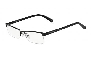 Image of Armani Exchange AX1005 Progressive Prescription Eyeglasses 6000-52 - Black Frame