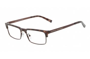 Image of Armani Exchange AX1007 Bifocal Prescription Eyeglasses 8037-53 - Tortoise Frame