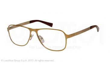 Image of Armani Exchange AX1008 Progressive Prescription Eyeglasses 6026-55 - Satin Light Gold Frame