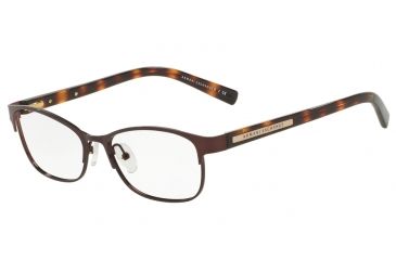 Image of Armani Exchange AX1010 Progressive Prescription Eyeglasses 6001-53 - Brown Frame