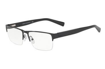 Image of Armani Exchange AX1018 Single Vision Prescription Eyeglasses, 54mm, Black, AX1018-6000-54-SV