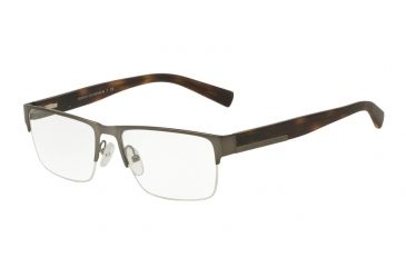 Image of Armani Exchange AX1018 Single Vision Prescription Eyeglasses 6017-54 - Matte Gunmetal Frame