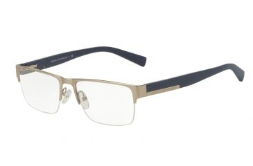 Image of Armani Exchange AX1018 Single Vision Prescription Eyeglasses 6020-54 - Matte Silver Frame