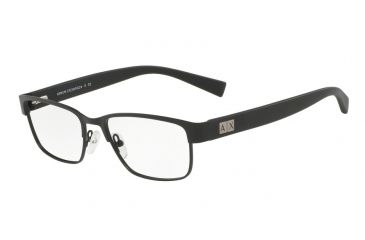 Image of Armani Exchange AX1020 Bifocal Prescription Eyeglasses 6063-54 - Matte Black Frame