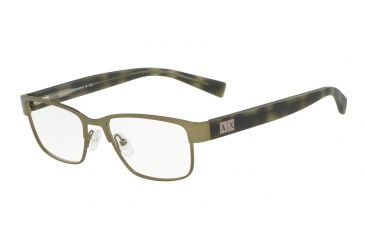Image of Armani Exchange AX1020 Bifocal Prescription Eyeglasses 6092-54 - Olive Gunmetal Frame