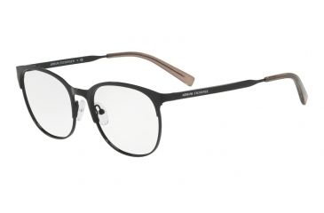 Image of Armani Exchange AX1025 Progressive Prescription Eyeglasses 6000-53 - Black Frame