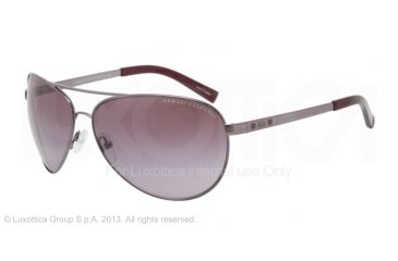 Image of Armani Exchange AX2006 Single Vision Prescription Sunglasses AX2006-60048H-63 - Lens Diameter 63 mm, Frame Color Gunmetal/burgundy