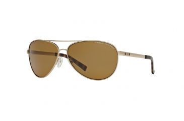 Image of Armani Exchange AX2006 Single Vision Prescription Sunglasses AX2006-601183-63 - Lens Diameter 63 mm, Frame Color Light Gold/tortoise