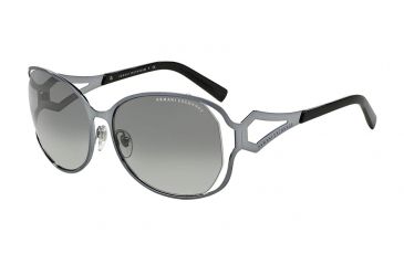 Image of Armani Exchange AX2009S Progressive Prescription Sunglasses AX2009S-603411-59 - Lens Diameter 59 mm, Frame Color Ice Blue