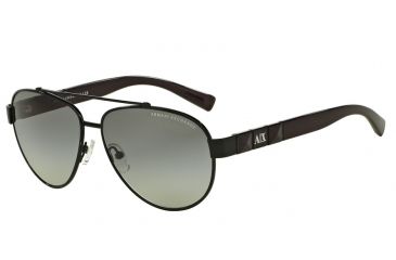 Image of Armani Exchange AX2010S Bifocal Prescription Sunglasses AX2010S-600011-57 - Lens Diameter 57 mm, Frame Color Black