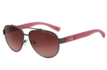 Image of Armani Exchange AX2010S Bifocal Prescription Sunglasses AX2010S-60038H-57 - Lens Diameter 57 mm, Frame Color Gunmetal