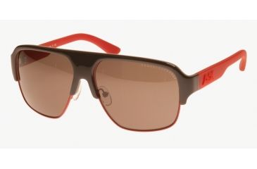 Image of Armani Exchange AX2011S Bifocal Prescription Sunglasses AX2011S-809873-58 - Lens Diameter 58 mm, Frame Color Olive/satin Tango Red