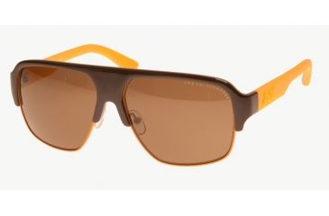 Image of Armani Exchange AX2011S Bifocal Prescription Sunglasses AX2011S-809973-58 - Lens Diameter 58 mm, Frame Color Phantom/satin Blazing Orange